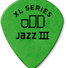 Dunlop 498P088 Tortex Jazz III XL Green 12 Pack 2