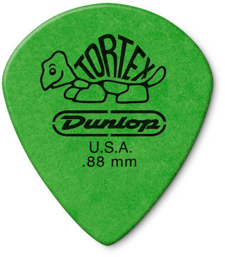 Dunlop 498P088 Tortex Jazz III XL Green 12 Pack 0
