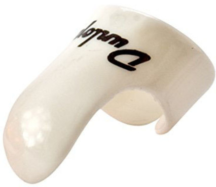 Dunlop 9011R Fingerpicks White Medium 12 Pack 0