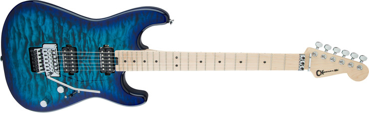 Charvel Pro-Mod San Dimas Style 1 HH FR M QM Maple Chlorine Burst 0
