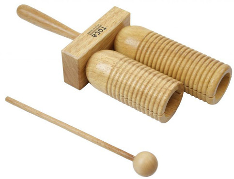 Toca T-2111 Two Tone Block Beater 0