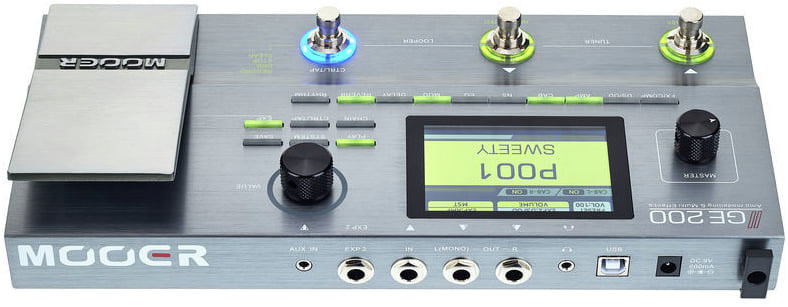 Mooer GE200 гитарный процессор купить в Москве в интернет-магазине