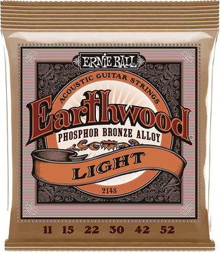Ernie Ball 2148 Earthwood Phosphor Bronze Light (11-52) 0