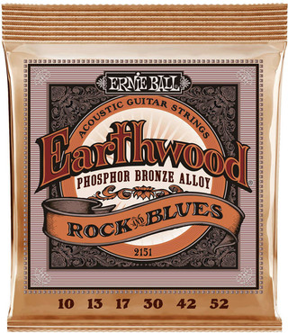 Ernie Ball 2151 Earthwood Phosphor Bronze Rock And Blues (10-52) 0
