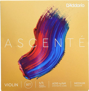 D'Addario A310 4/4M Ascente Violin Medium Tension 0