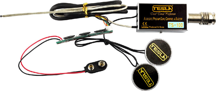 Tesla TS-100 Dual System Acoustic Preamp 0