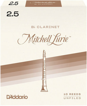 D'Addario RML10BCL250 Mitchell Lurie Bb Clarinet Reeds 2,5 0