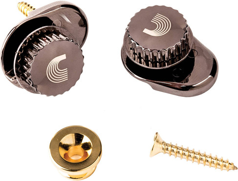 Planet Waves PW-SLS-03 Universal Strap Lock System Gold 0