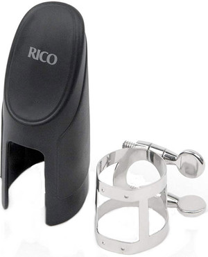 D'Addario RSS1N Ligature & Cap Soprano Saxophone Nickel 0