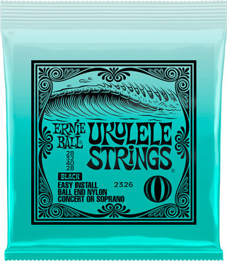 Ernie Ball 2326 Ball End Nylon Black Concert Soprano 0