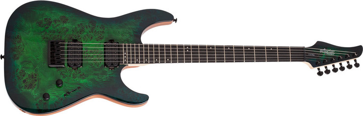 Schecter C-6 Pro Aqua Burst 0