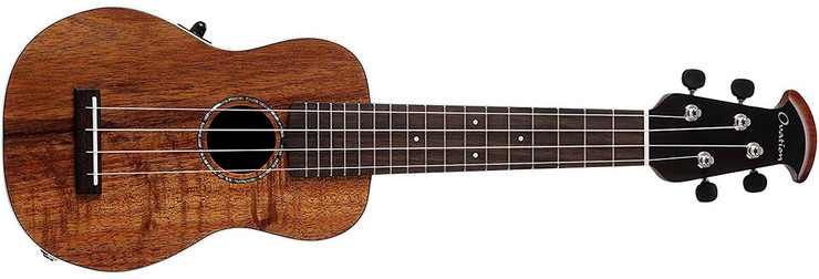Ovation UCS10P-KOAE Soprano Ukulele Celebrity Standard Plus Natural Koa 0