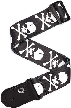 Planet Waves 50H01 Sublimation Printed Skull and Cross Bone 0