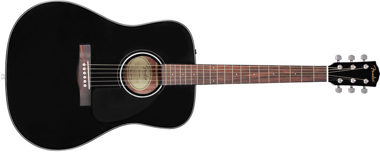 Fender CD-60 Dread V3 DS Black Walnut 0