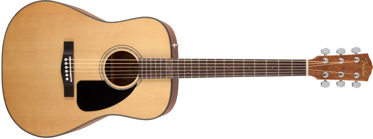 Fender CD-60 Dread V3 DS Natural Walnut 0