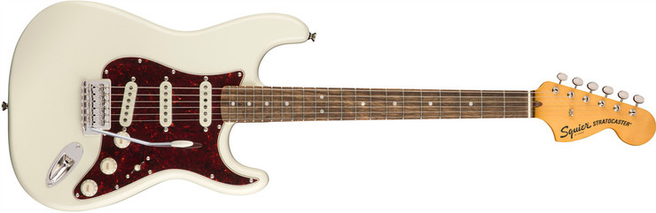 Fender Squier Classic Vibe '70s Stratocaster Indian Laurel Olympic White 0
