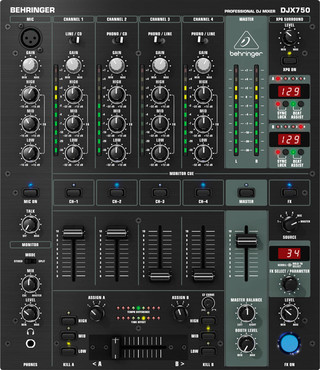 Behringer Pro Mixer DJX750 0