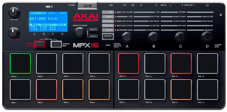 Akai MPX16 0