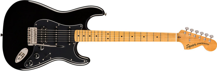 Fender Squier Classic Vibe '70s Stratocaster HSS Maple Black 0