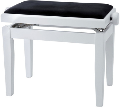 Gewa 130020 Piano Bench Deluxe White Matt 0