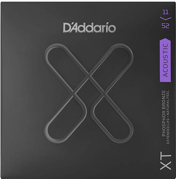 D'Addario XTAPB1152 XT Acoustic Phosphor Bronze Custom Light (11-52) 0