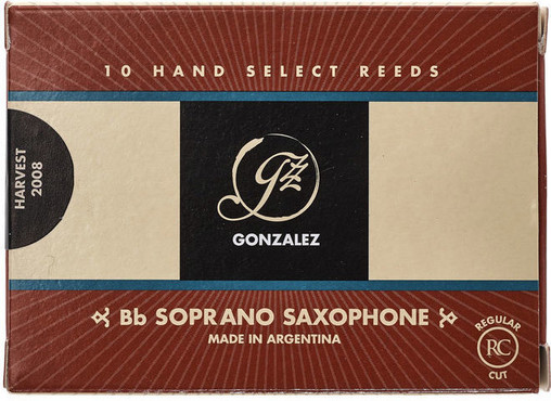 Gonzalez Reeds Soprano Saxophone Regular Cut 2 (10 Pack) 2