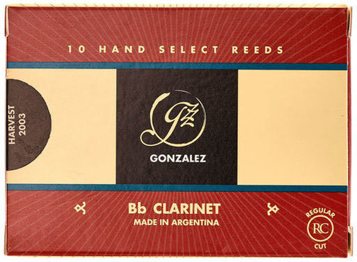 Gonzalez Reeds Bb-Clarinet Regular Cut 4 1/2 (10 Pack) 0