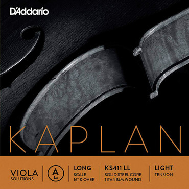 D'Addario KS411 LL Kaplan Forza Viola Single A String Long Scale Light Tension 0