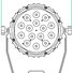 Involight LEDPAR154W 3