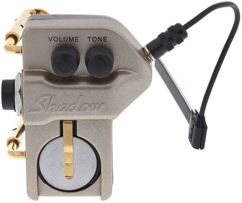 Pickup Per Chitarra Classica Shadow Nanoflex Con Preamplificatore Endpin - Sistema Permanente, Suono Naturale, 100% Senza Ronzio