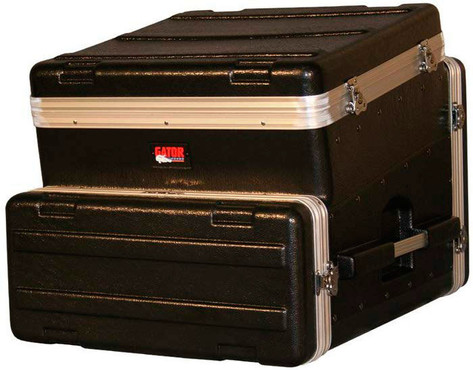 Gator GRC-10X4 10U Top 4U Side Console Rack 0