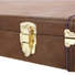 Gator GW-ELECT-VIN Deluxe Wood Electric Guitar Case Vintage Brown 14