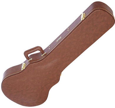 Gator GW-LP-BROWN Deluxe Wood Les Paul Guitar Case Brown 0