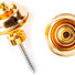 Dunlop SLS1504G Straplok Traditional Gold Flash 1