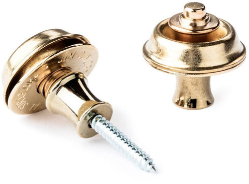 Dunlop SLS1102BR Straplok Original Brass 0