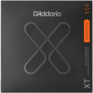 D'Addario XTABR1047 XT Acoustic 80/20 Bronze Extra Light (10-47) 1