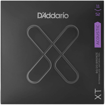 D'Addario XTABR1152 XT Acoustic 80/20 Custom Light (11-52) 1