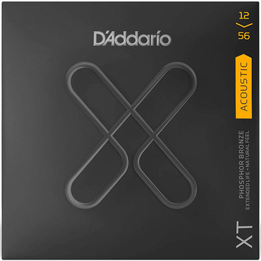 D'Addario XTAPB1256 XT Acoustic Phosphor Bronze Light Top Medium Bottom (12-56) 0