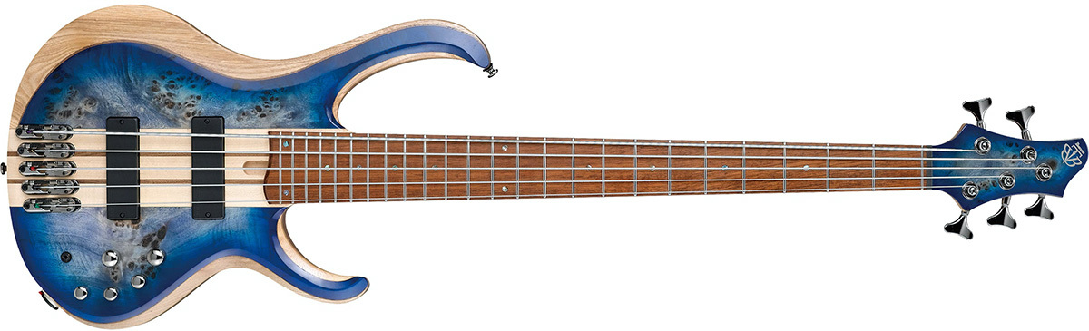 Ibanez BTB845-CBL Cerulean Blue Burst 5-струнная бас-гитара купить