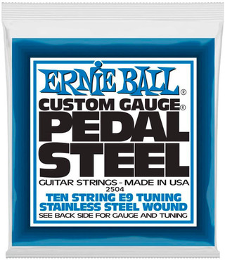 Ernie Ball 10-String E9 Pedal Steel Stainless Steel 2504 (13-38) 2