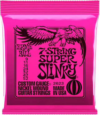 Ernie Ball 2623 Nickel Wound 7 String Super Slinky (9-52) 0