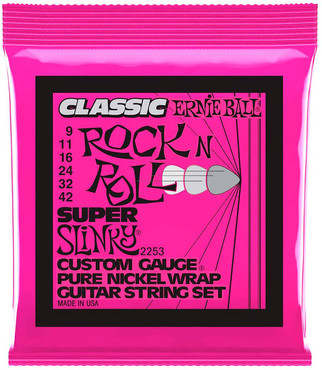 Ernie Ball 2253 Classic Pure Nickel Super Slinky (9-42) 0