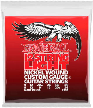Ernie Ball 2233 Nickel Wound 12 String Light Gauge (9-46) 0