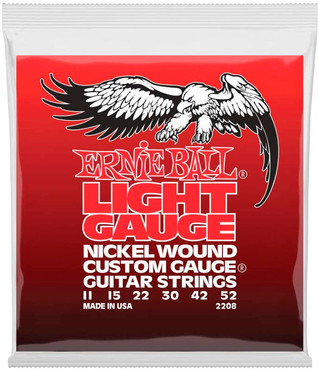 Ernie Ball 2208 Nickel Wound Light Gauge (11-52) 0