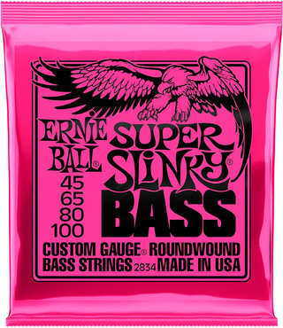 Ernie Ball 2834 Roundwound Bass Super Slinky (45-100) 0