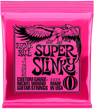 Ernie Ball 2223 Nickel Wound Super Slinky (9-42) 0