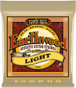 Ernie Ball 2004 Earthwood Light Bronze (11-52) 0