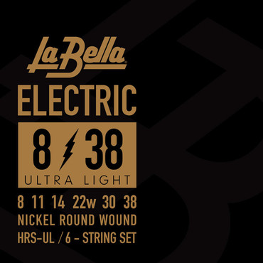 La Bella Hard Rockin' Steel Ultra Light HRS-UL (8-38) 0