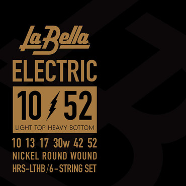 La Bella Hard Rockin' Steel Light Top Heavy Bottom HRS-LTHB (10-52) 0