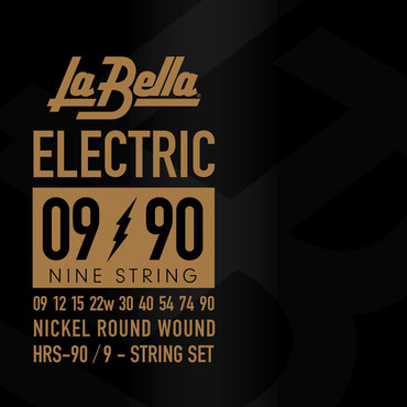 La Bella Hard Rockin' Steel 9 String HRS-90 (9-90) 0